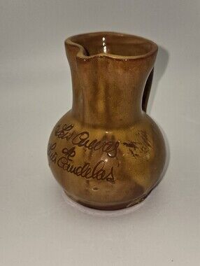Vintage Spanish Pottery Pitcher, From the "Las Cuevas de Luis Candelas" Madrid